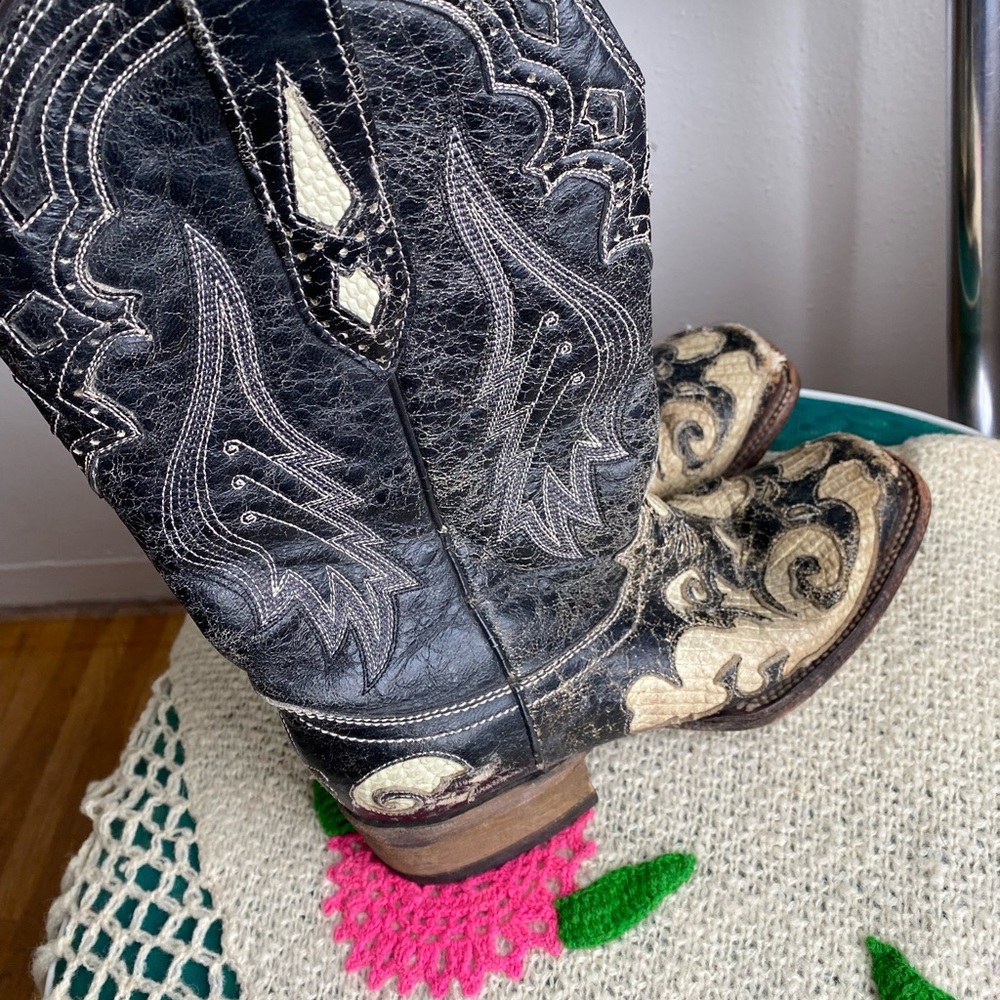 Corral Genuine Leather/Python Cowboy Boots - image 7